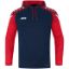 Afbeeldingen van Sweater met kap Performance marine/rood