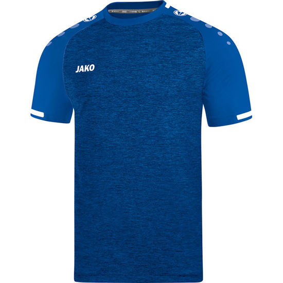 Afbeeldingen van JAKO Shirt Prestige KM royal gemeleerd/wit (4209/04) - SALE